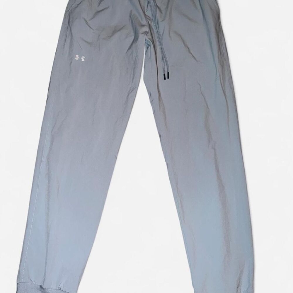 Under-armour Men's Grey and Blue Trousers
